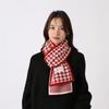 New Year'S Red Scarf Women'S Winter New Style Korean Edition Atmosphere Double Sided Student Cute Warm Thick Knitted Gift