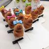 10 шт. кавайные заколки для волос модные детские банты 3D капибара животное плюшевые заколки смешной стиль утконос заколки головной убор подарки
