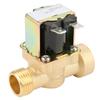 Brass DN15 G1 2 Normal Closed Pilot Operated Water Inlet Electric Solenoid Valve DC 12V
