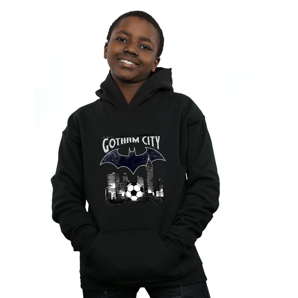 DC Comics Boys Batman Football Gotham City Hoodie