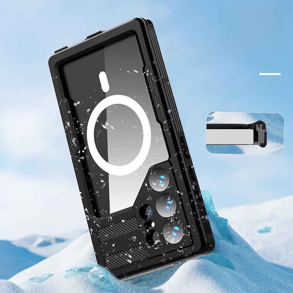Mars Ares Waterproof Magnetic Case for Samsung S24 Ultra - Double-Sided, Full Coverage, Anti-Fall Protection
