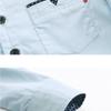 Boys Shirt Spring Autumn Kids Solid Color Cotton Long-Sleeved Blouse Teen Children's Clothing