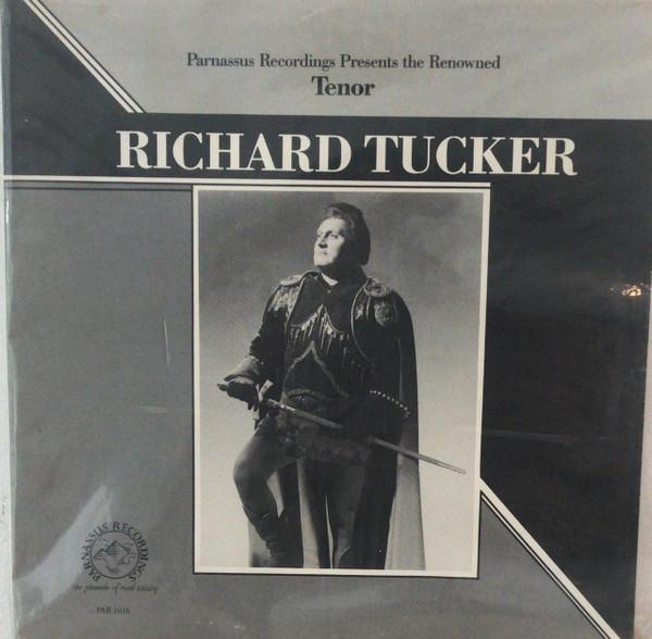 LP Record RICHARD TUCKER - The Renowned Tenor Richard Tucker PAR1016 Parnassus Recor US Classical Used