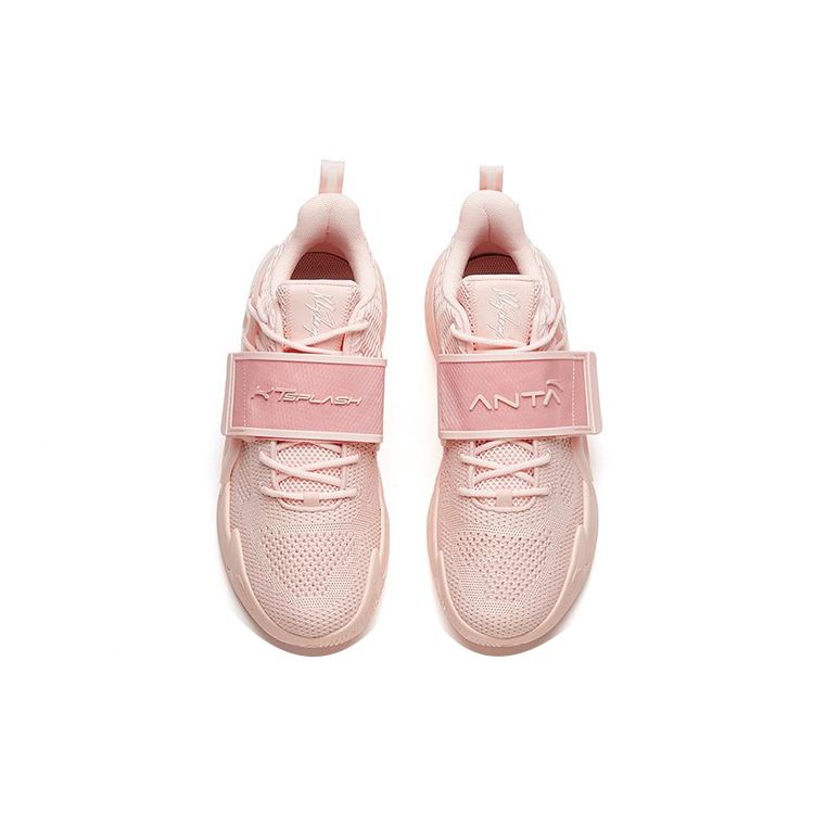 Anta Баскетбольные кроссовки Water Flower 2 Thompson KT с нескользящей подошвой и износостойкостью, мужские баскетбольные кроссовки Cherry-Blossom-Pink 112021602S-1