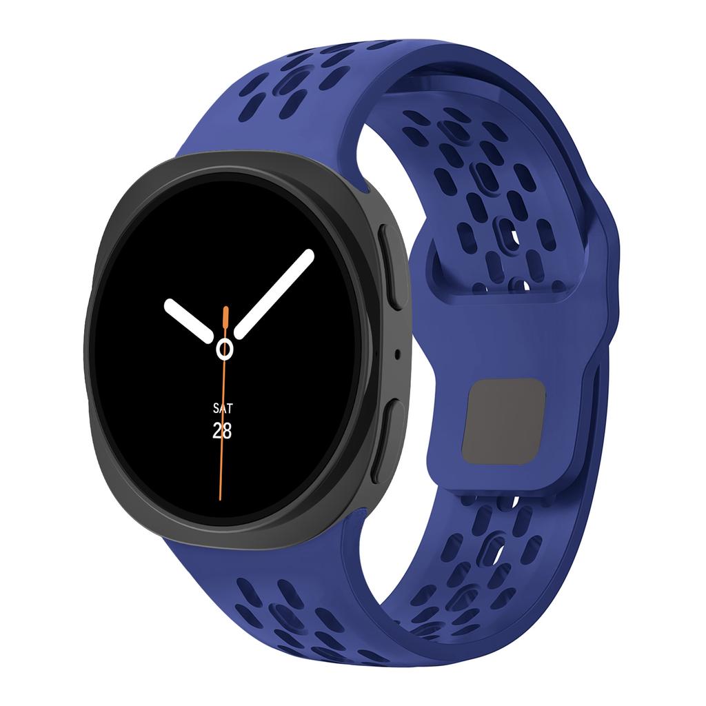 Резиновый ремешок для Samsung Galaxy watch 8/8 classic 46мм/44мм/40мм Дышащий спортивный браслет на запястье Correa Galaxy watch8 Ремешок