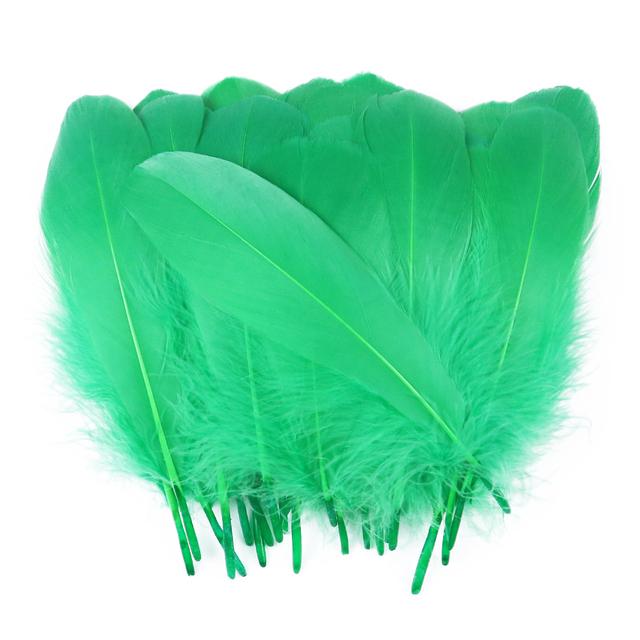 DIY 10-15 см Белые гусиные перья Для поделок Мягкие плавающие лебединые перья Изготовление украшений Свадебные аксессуары Декорации Поделки Перья