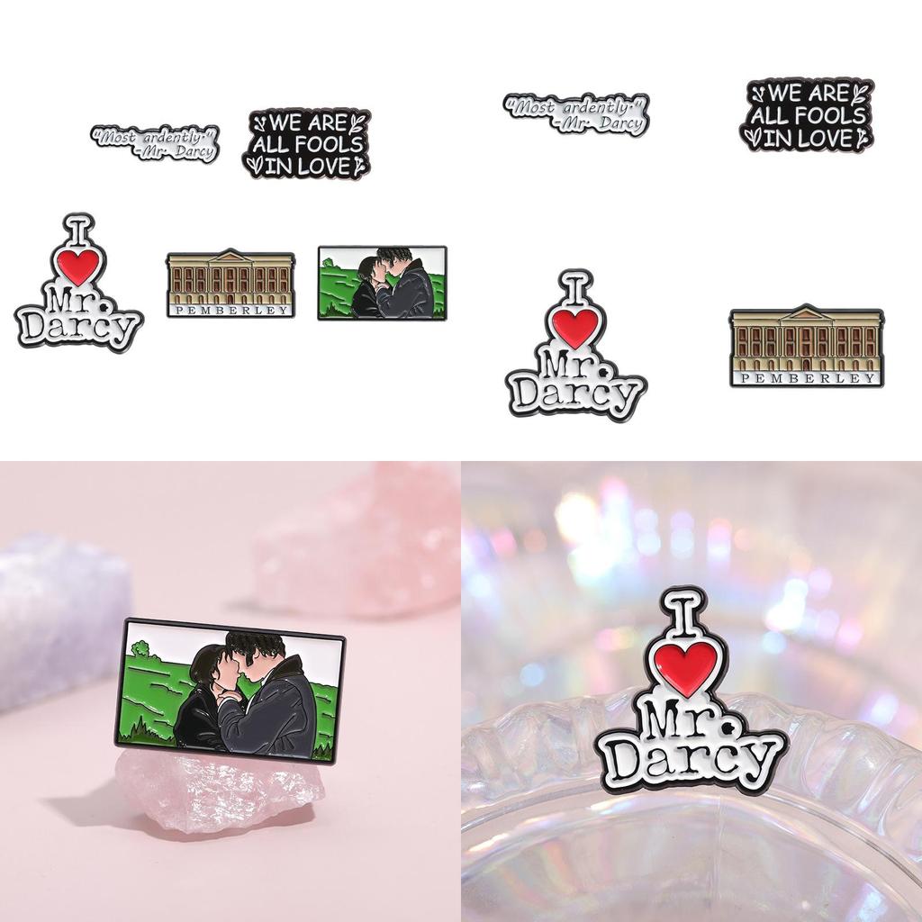 Unique Love Series Cartoon Character Brooch Pin Fashionable Metal Badge Accessory