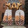 User Friendly Latex 3D Number Balloon Display Stand For Festival Event Baby Showers Photo Backdrops