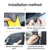 Car Sunshade Summer Black Mesh Side Window Sunscreen Sun Sun Shade Curtain Front Rear Back Sunshade UV Blocking Protection