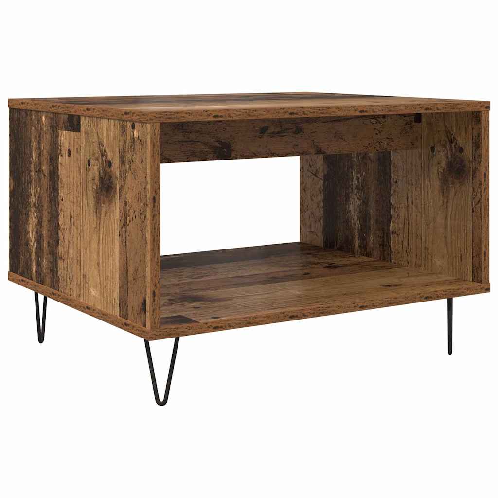 Coffee Table Reclaimed Wood 60 x 50 x 40 cm Engineered Wood