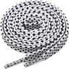 1Pair Double Layer Hollow Shoelaces Flat Laces for Shoes Dual Coloured Shoe Laces White Black Sneakers Shoelace 100/120/140CM