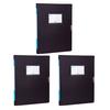 3 Pcs Polypropylene File Folder A4 Letter Size Document Holder Plastic Paper File Folder for School Office Business Home