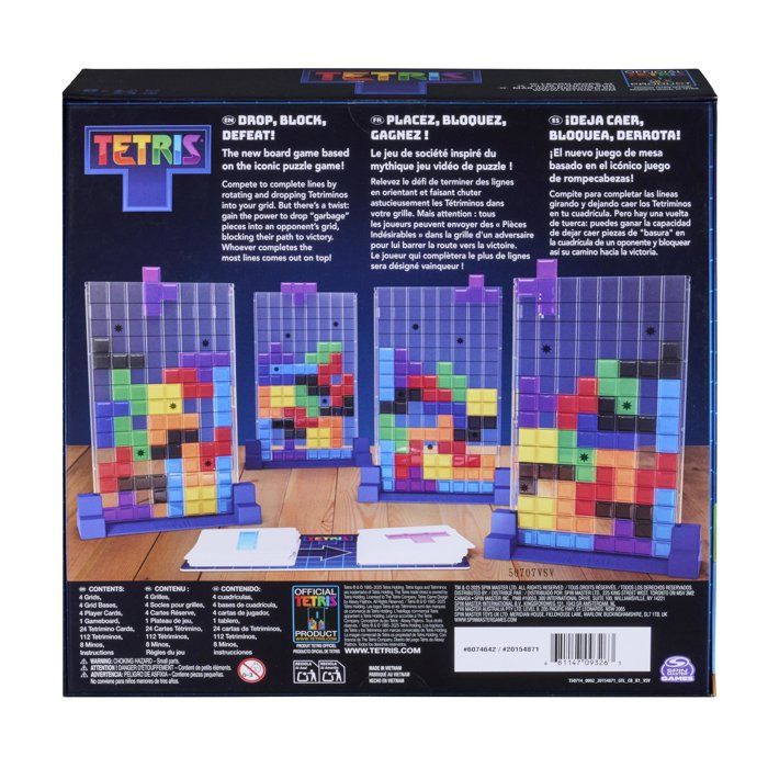 Tetris - Le jeu - à partir de 8 ans - 2 à 4 joueurs - Spin Master