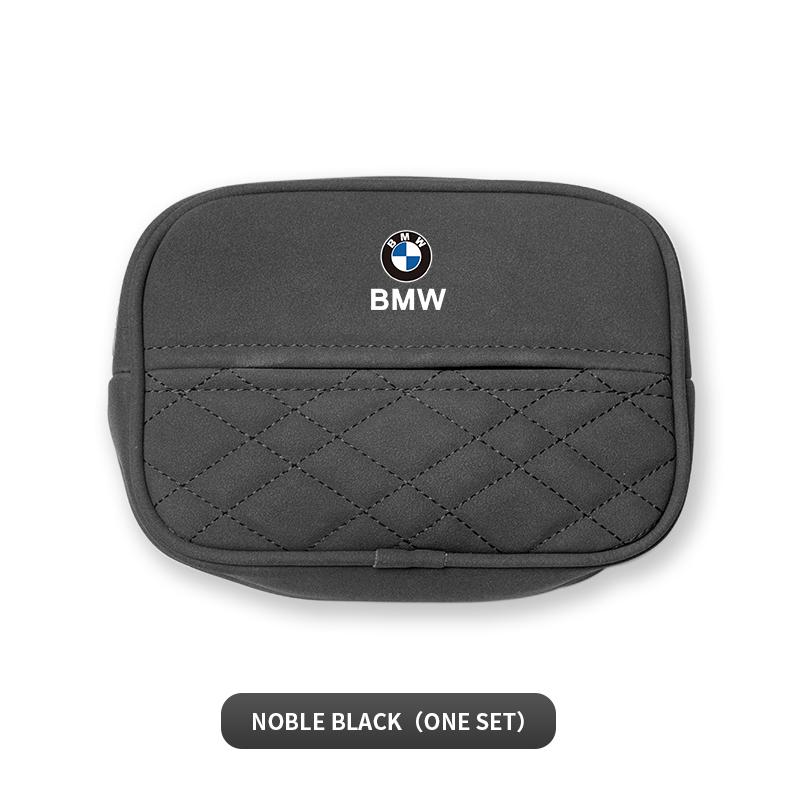 BBJC4 BMW Car Tissue Box Seat Back Hanging Storage Bag Carton sticker For F30 X2 X4 E90 F20 E36 E87 E92 E91 X3 X1 E28 E46 E60 E70 E39