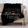 excavator Theme Printed Blanket - Perfect for Couch, Bed, Travel & Outdoor Use | Machine Washable, Cozy & Durable.