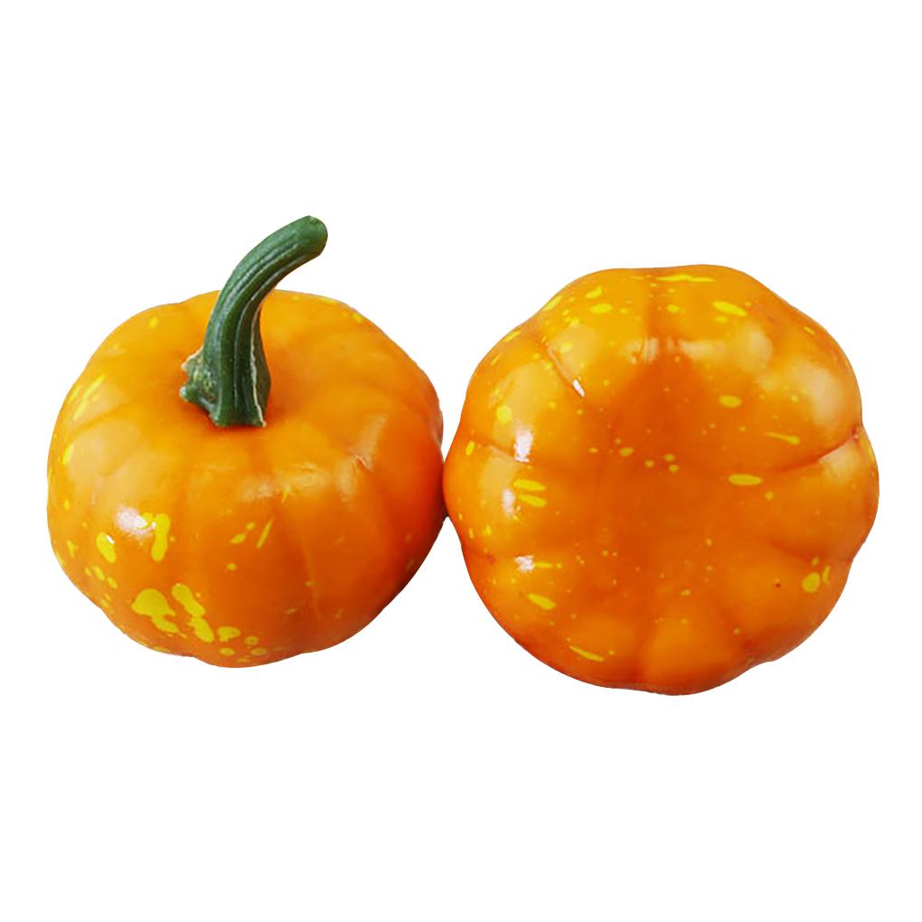 Halloween Artificial Pumpkin Simulation Vegetable Home Office Hotel Decor Foam Pumpkin