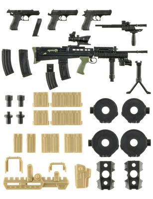 TOMYTEC Little Armory Megami Device Набор оборудования AR Неокрашенный сборочный литник 334781 1/12 LA-MD01 (Штурмовая винтовка)