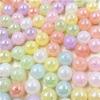 Loose Beads 10pcs 16mm Dazzle Color Jelly Color Round Acrylic DIY Jewelry Accessories Fashion for Bracelet Earring Making Material Beaded  Accessories