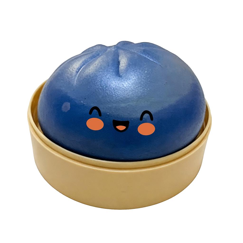 Dumpling Stress Balls Toy with Steamer Simulation Food Squishies Bun Fidget Sensory Toys for Home Desktop Decoration Party Gifts
