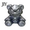 Dark Rebellious Car Decor Creepy Bear Trailer Hitch Cover, 3D Printed Exhaust Cap, Towing Durable Cover Ball Dust Cap for Truck SUV, Halloween