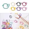 24Pcs Fruit Stitching Markers Crochet Locking Stitching Markers Rings for Knitting Crocheting Weaving Sweater Scarf Hat