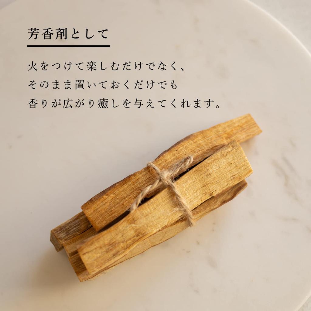 NEW [PALOSANTO (30g) Palo Santo] Pack of 4 Sticks for Yoga, Meditation, Purification, Deodorization, Incense, Palo Santo Smudging Sticks