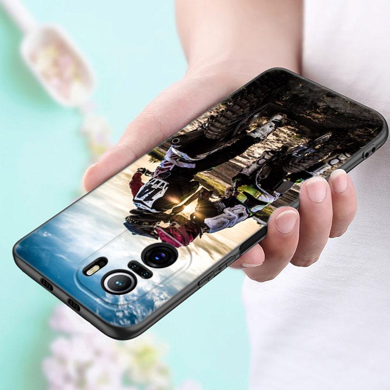 Чехол для телефона Moto Cross Motorcycle Sports для Xiaomi POCO F2 F3 M2 M3 M4 X3 X4 Pro NFC F4 GT 5G F1 X2 C3 C31 C40 M5S черный чехол