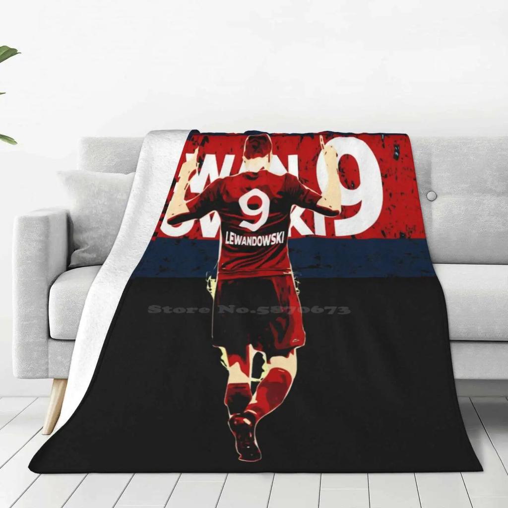 Robert Lewandowski _ Player New Selling Custom Print Flannel Soft Blanket Robert Lewandowski Polish