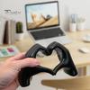 Настольная статуэтка «Любовь Рука» 3D-печать Фигурка Жеста Форма Сердца Орнамент Скульптура Украшение для Дома, Офиса, Свадебной Вечеринки PLA