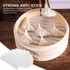 10 Pcs 10 inch Non-stick Silicone Steamer Mesh Mat, Reble Bamboo Steamer Liner Pad, Round Silicone Steamer Liners, Dim Sum Mesh Round Dumplings Buns