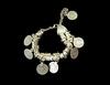 Fashion Men Bangle Bohemian Vintage Turkish Silver Plated Antalya Bracelet Gypsy Beach Chic Festival Silver Coin Bracelet