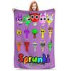Игра Sprunki Incredibox Одеяло Фланелевое Смешное Теплое Плед для Кровати Дивана Лето