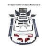 Alphard 15-17 to 18 Mona Lisa Body Kit: Upgrade Headlights, Taillights, Bumpers