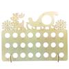 Рождественская многоразовая рамка для шоколада Candy 25 Days Holiday Calendar Vacation Decoration Rustic Farmhouse