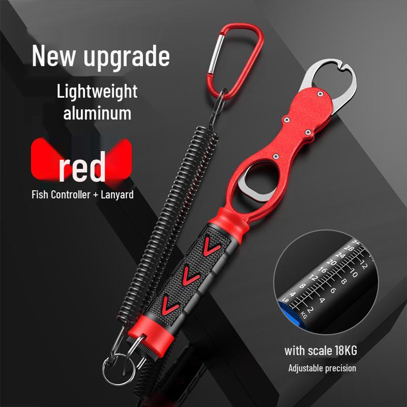 Контроллер для рыбы Takumi из алюминиевого сплава: Коррозионностойкий захват с длинной ручкой и рыболовные плоскогубцы со шкалой