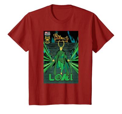 Футболка Marvel Studios Локи Сезон 2 Бог Локи Дайджест Обложка Комикса