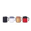Stainless Steel Coffee Cup Solid-color Water Bottle Drinkware Insulated Cup  Hot Cold Drinks