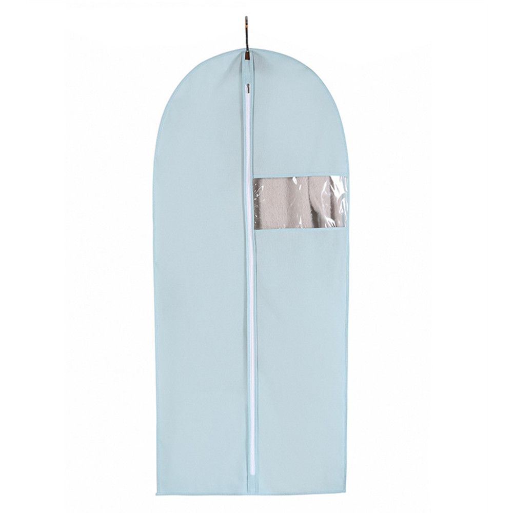 Clothes Bag Non Woven Fabric Dustproof Storage Suit Dust Cover Dustproof Zip Bag Garment Protector