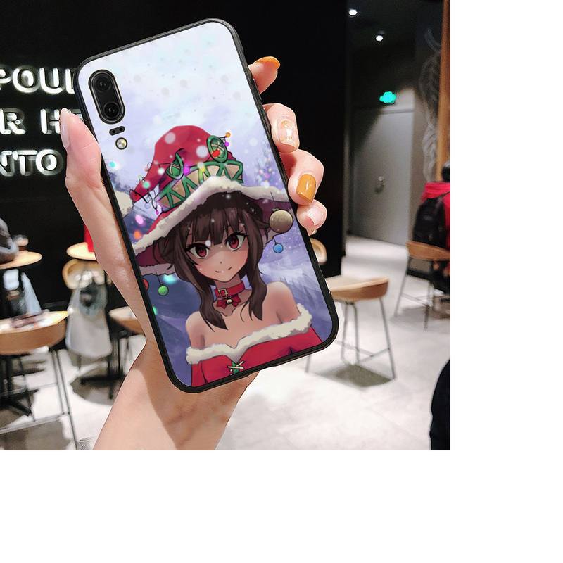 Чехол для телефона японского аниме Konosuba Megumin для Huawei P30 plus P8 lite P9 lite, чехол для Psmart P20 pro P10 lite