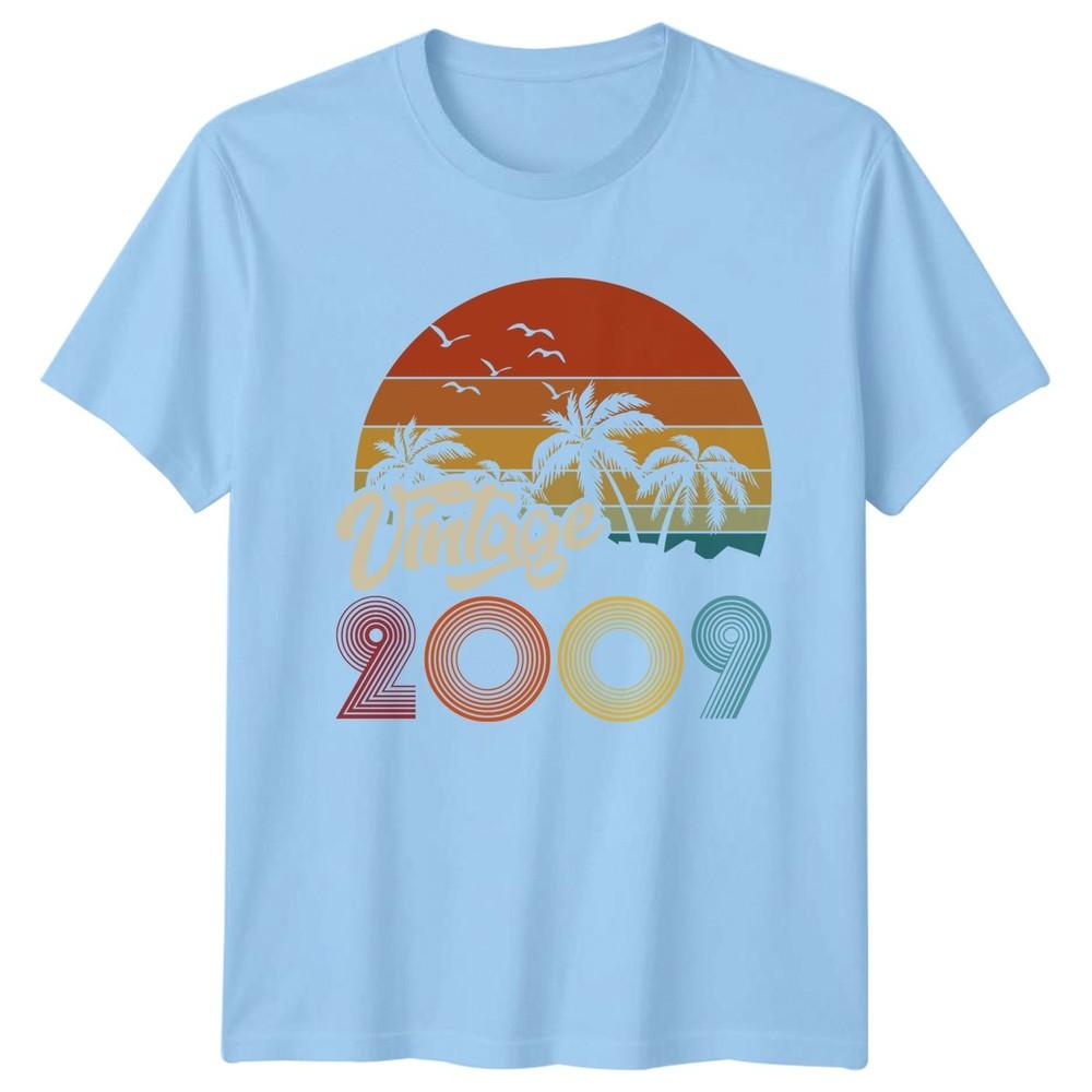 17th Birthday TShirt Vintage 2009 Birthday Party Gift Retro Tee For Unisex Unisex