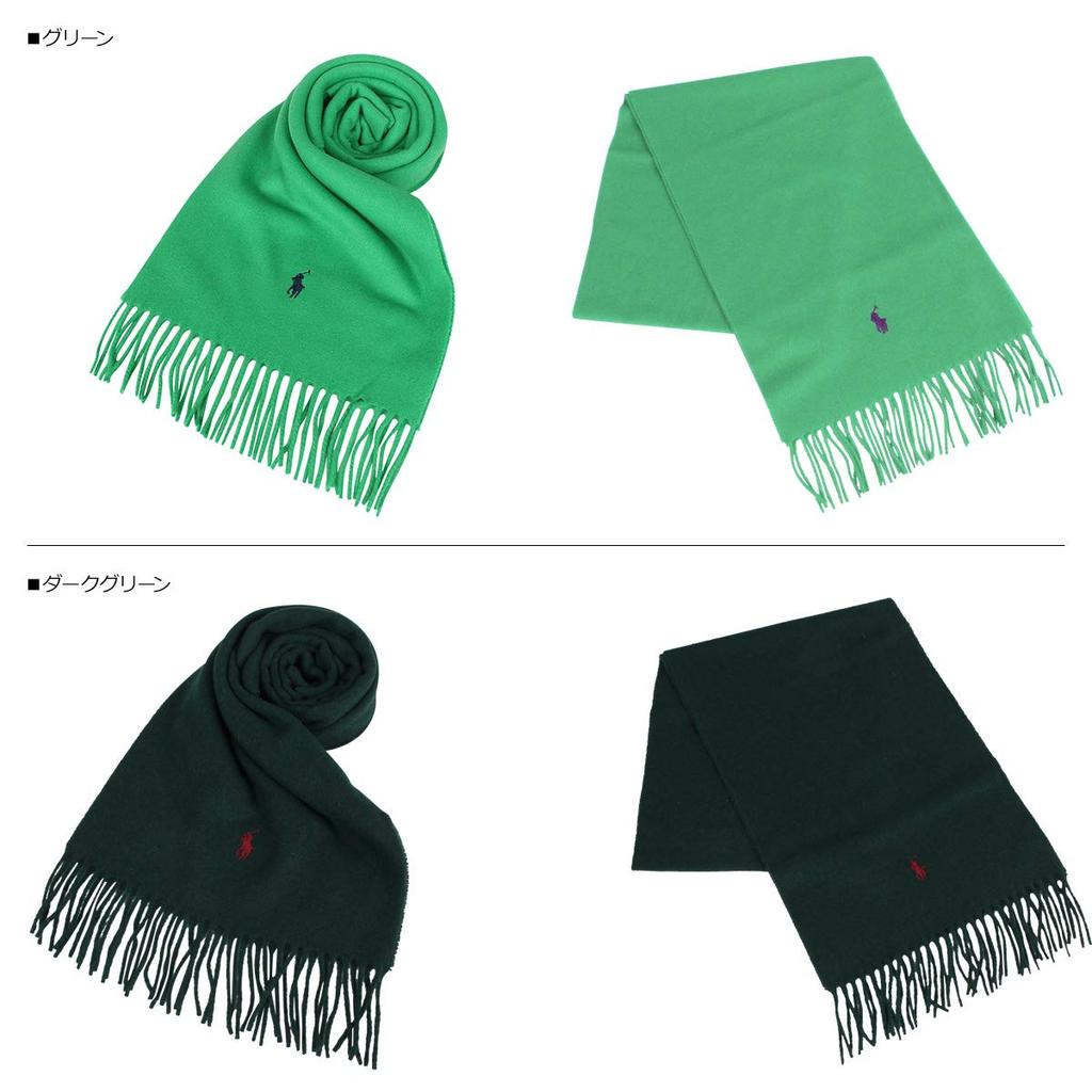 Polo Ralph Lauren (ПОЛО РАЛЬФ ЛОРЕН) MufflerStole PC0476 001 Переработанная шерсть Черный Черный [Предмет]