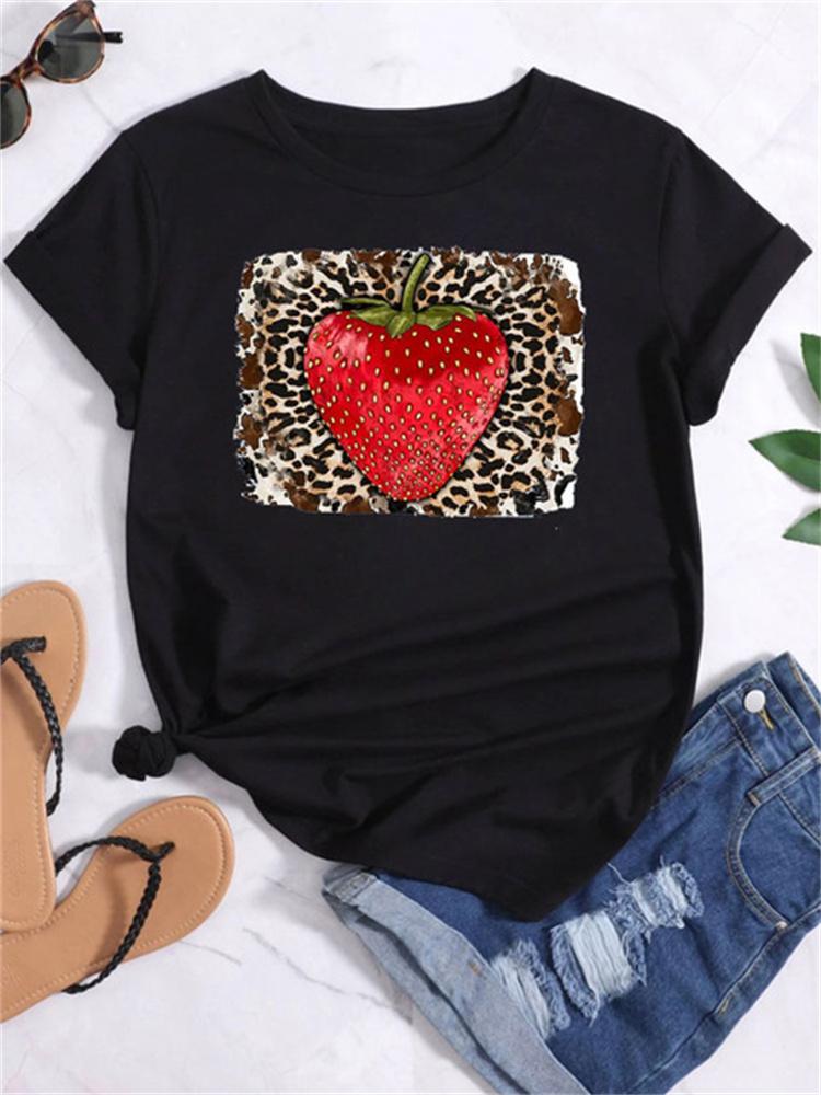 Maycaur Новая летняя забавная женская футболка с принтом арбуза и фруктов Harajuku Белые футболки с рисунком повседневные женские топы женская одежда