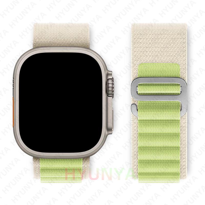 Альпийский ремешок для Apple Watch Band Series 10 9 8 7 SE Ultra 2 41мм 42мм 45мм 46мм 49мм 40мм 44мм IWatch Correa Ремешок Браслет