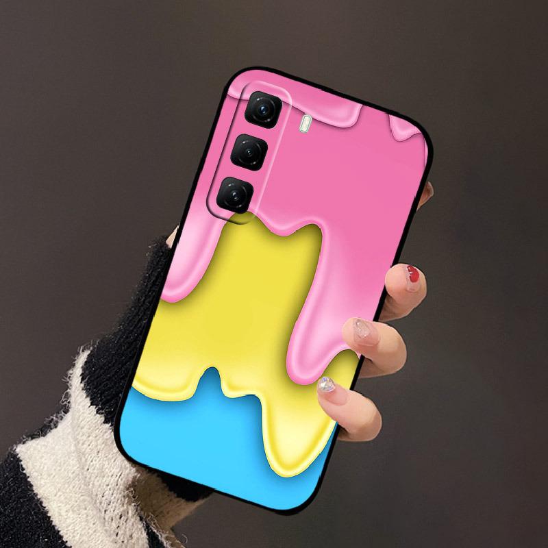 Чехол для телефона Infinix Hot 60 Pro 60Pro 4G Новый модный милый чехол для Infinix Hot60 Pro X6885 Мягкий ТПУ Силикон Противоударный Бампер