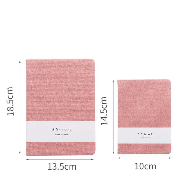 Студенческий простой однотонный блокнот с тканевой поверхностью, литература и искусство, небольшой свежий блокнот для записей, дневник