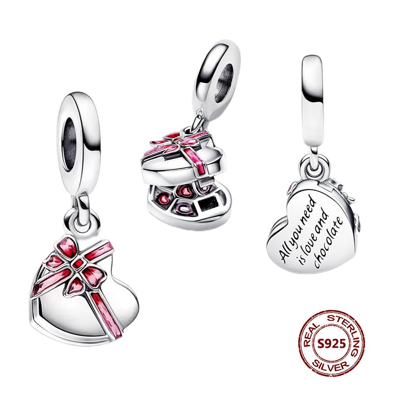 Подвески-хамелеоны, подходят модные оригинальные браслеты, серебро 925 пробы, циркон, осьминог, черепаха, бусина, бабочка, светлячок, подвеска, DIY изготовление ювелирных изделий