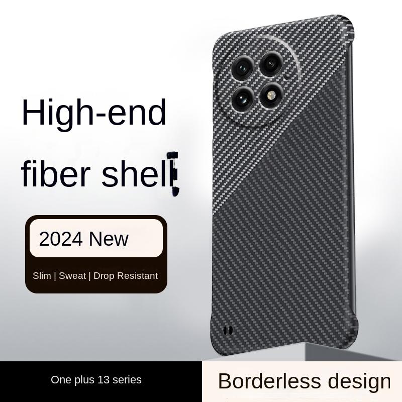 Для OnePlus 13 Защита объектива Чехол для телефона из углеродного волокна