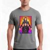 Warrior Gf TShirt Summer Casual Cotton Tee Oversized Streetwear Tops Vintage Graphic Print Loose Fit Short Sleeve