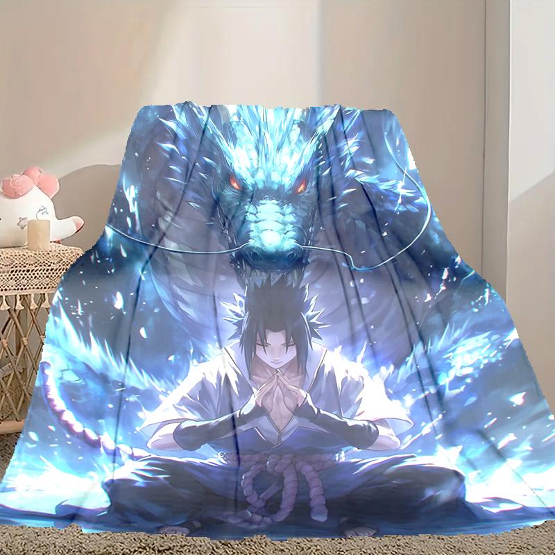 1pc Cozy Print Blanket, naruto Blanket Appropriate for Home Picnic and Travel Adventures