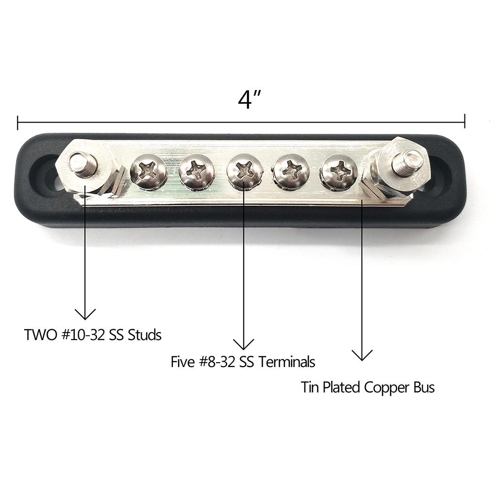5 винтовых клеммных блоков заземления распределительных комплектов Line Buss